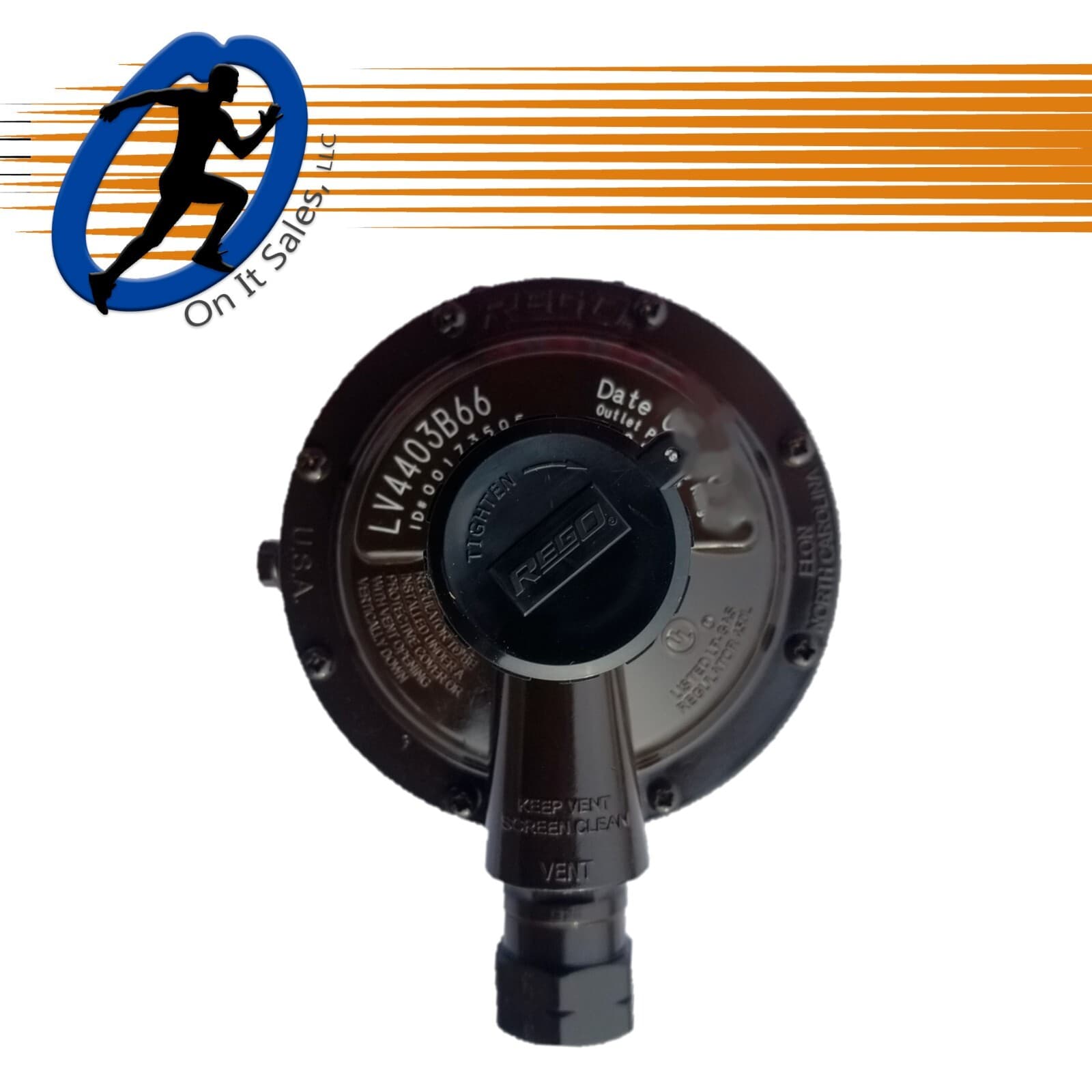 Rego Regulator LV4403B66 Low Pressure 2nd Stage 3/4" F.NPT x 3/4" F.NPT