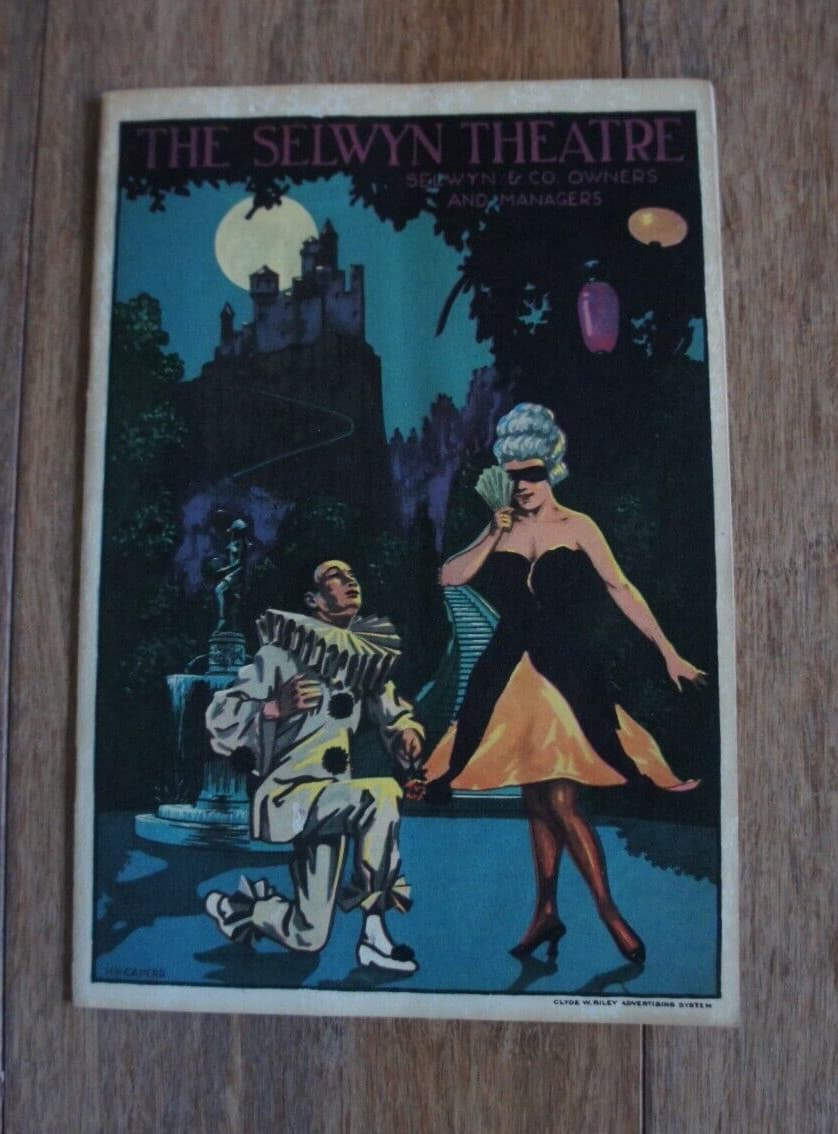 Antique 1924 THE SELWYN THEATRE Program Duncan Sisters TOPSY AND EVA Chicago Ads