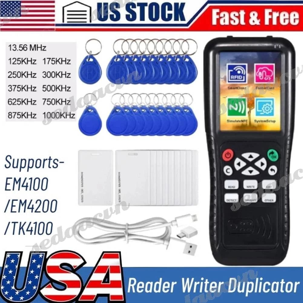 RFID Key Card Programmer Cloner NFC Copier IC/ID Reader Mobile APP Decoding