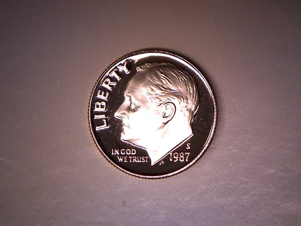1987 S 10C Proof Roosevelt Dime - **FREE SHIPPING**
