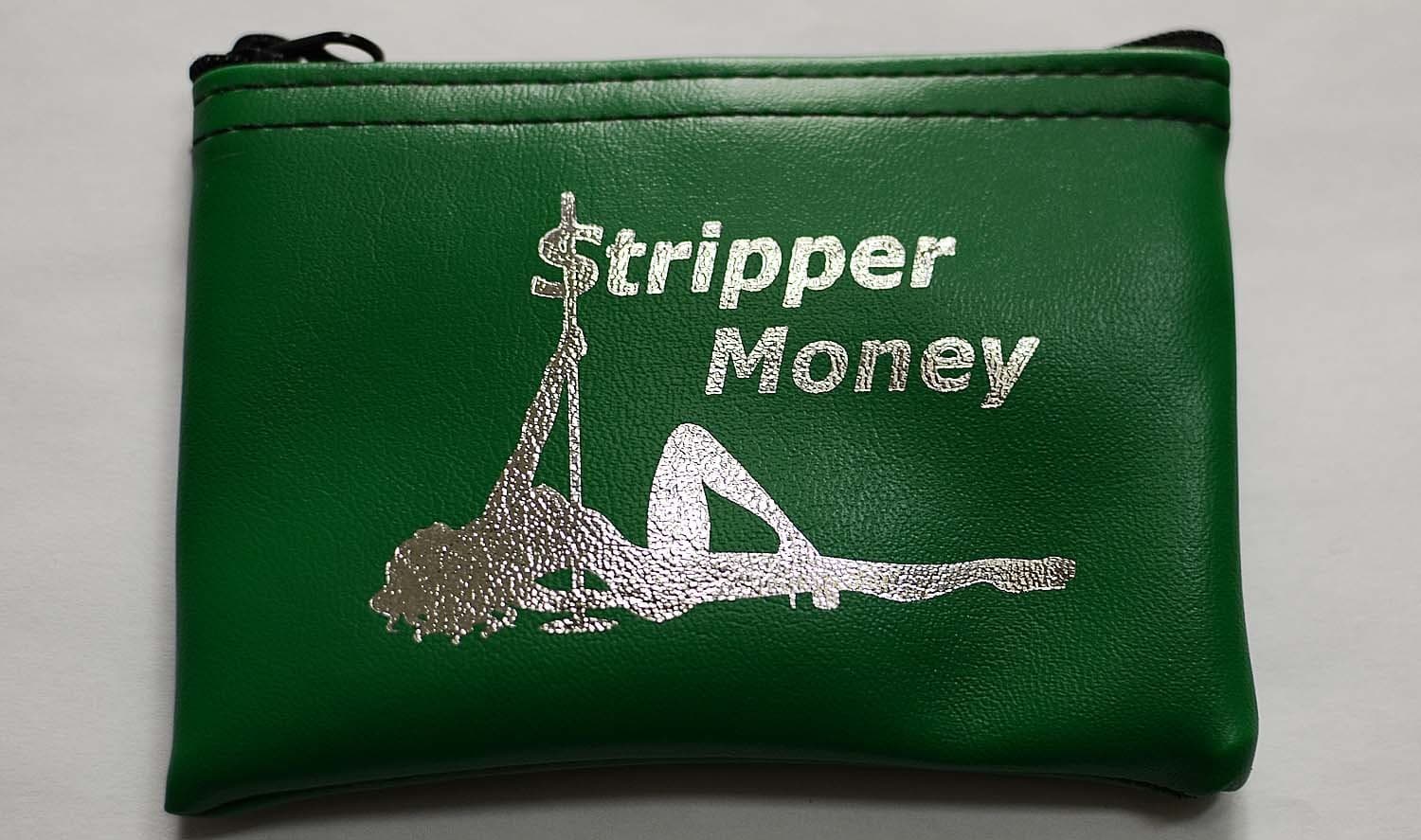 Erotic Dancer Stripper Coin Bill Tip Wallet Purse Exotic Dancer Money Bag