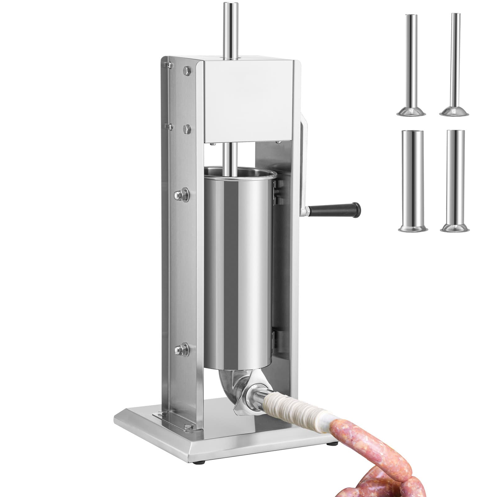 Sausage Stuffer 5L Vertical Sausage Maker Machine Stainless Meat Press