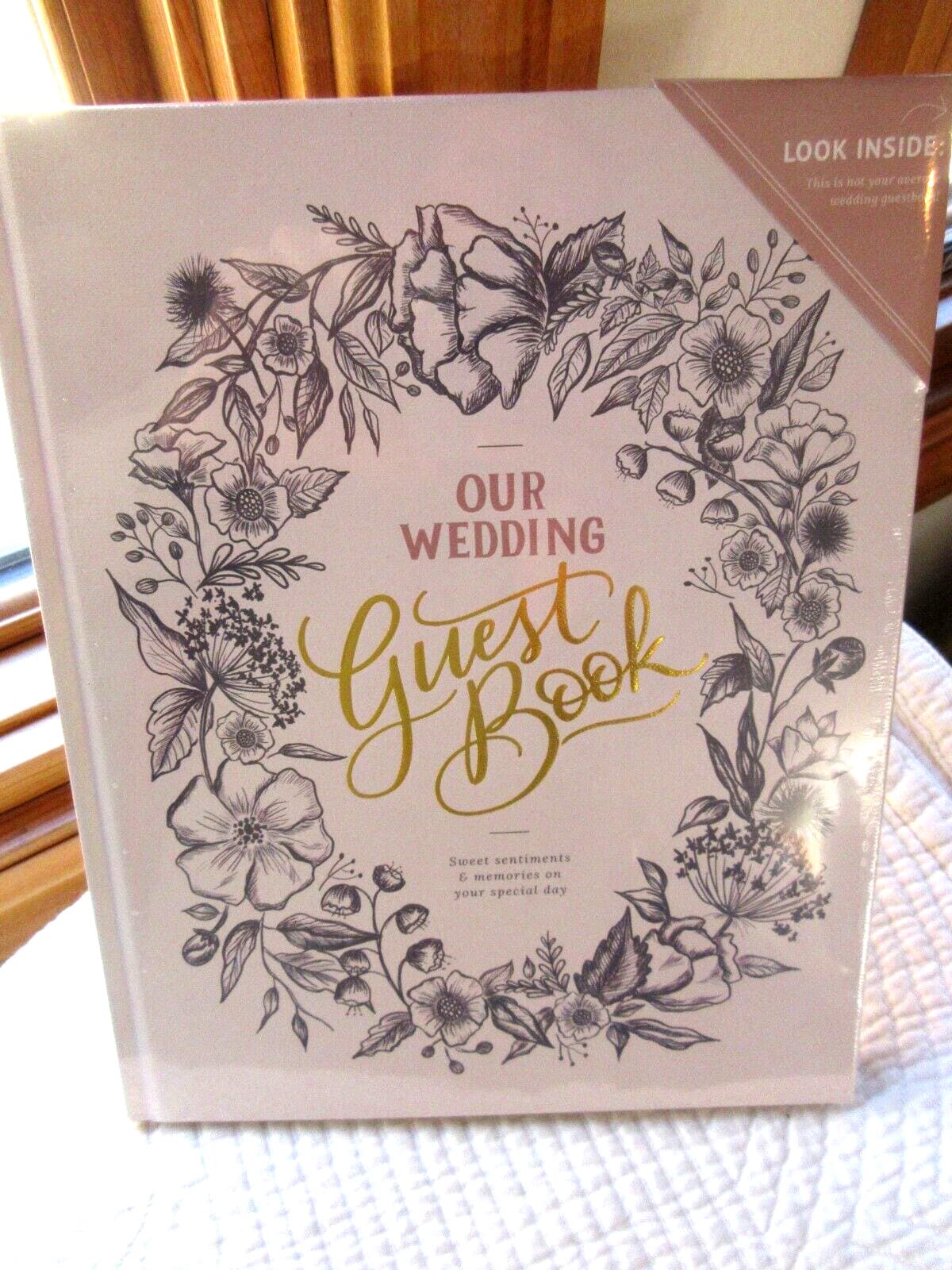 LILY & VAL OUR WEDDING GUEST BOOK CREATIVELY INTERACTIVE QUALITY HARDCOVER 8X10