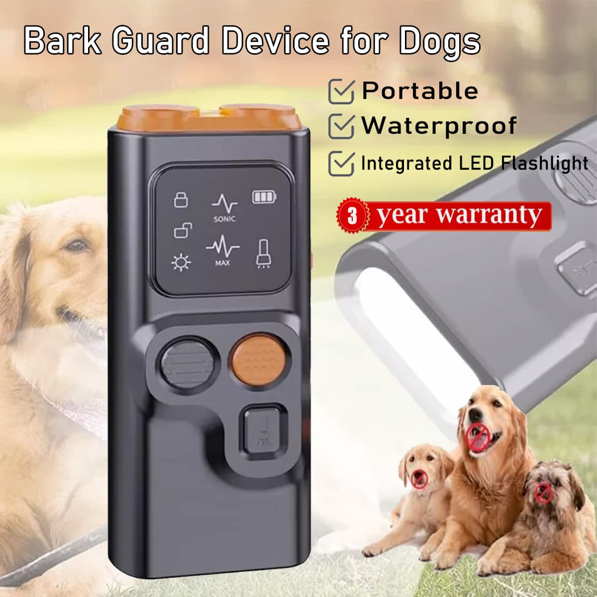 BarkGuard - Bark Guard Anti Barking Device for Dogs, 2025 Upgraded Dog Bark US