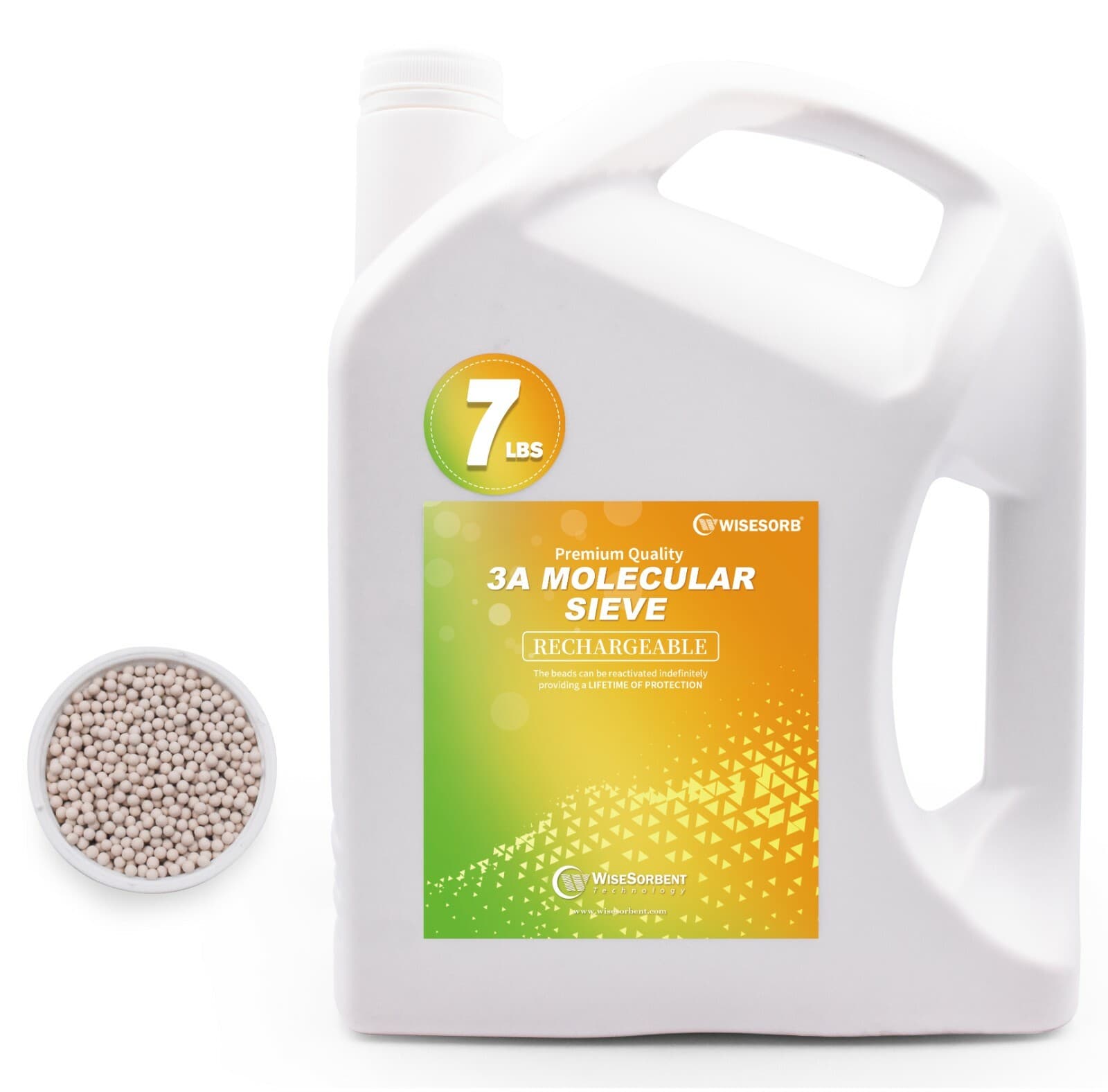 Premium Quality Desiccant Bulk Material 3A Molecular Sieve, 7 LBS Dehumidifier