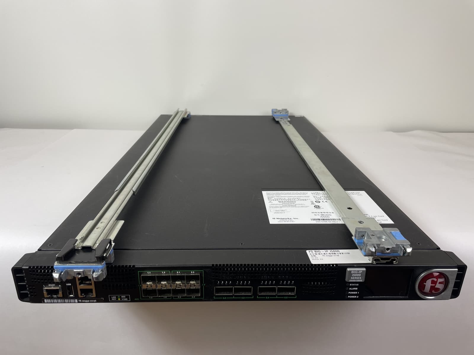 F5 NETWORKS F5-BIG-LTM-I5800 TRAFFIC MANAGER W/ SINGLE AC AND RAIL KIT