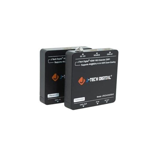 HDMI Extender 4K 60Hz Over Cat5e/6 Ethernet Cable Up HDMI 4K60 444 One to One