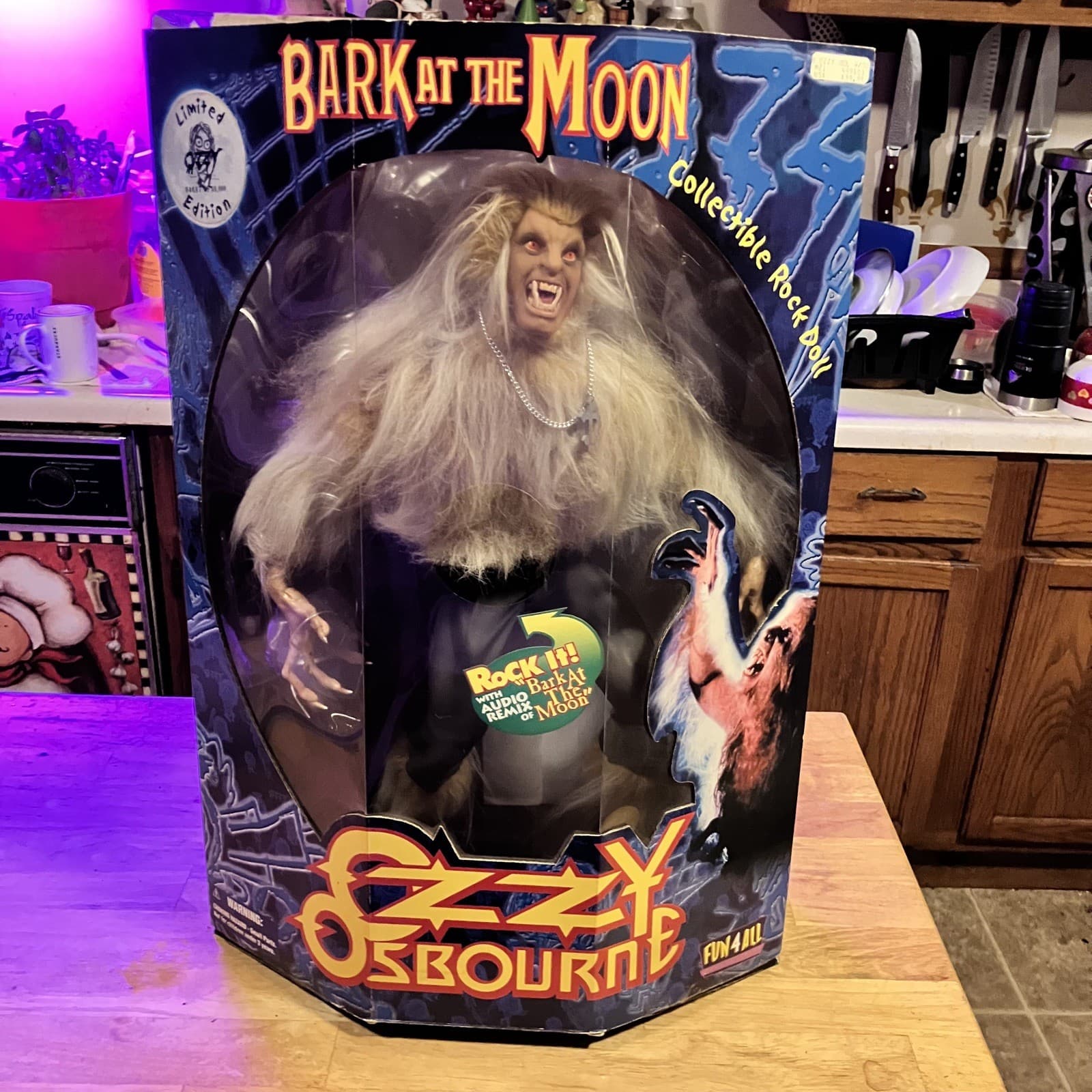 Ozzy Osbourne Bark at the Moon Werewolf Doll Figure LARGE RARE VINTAGE 1999