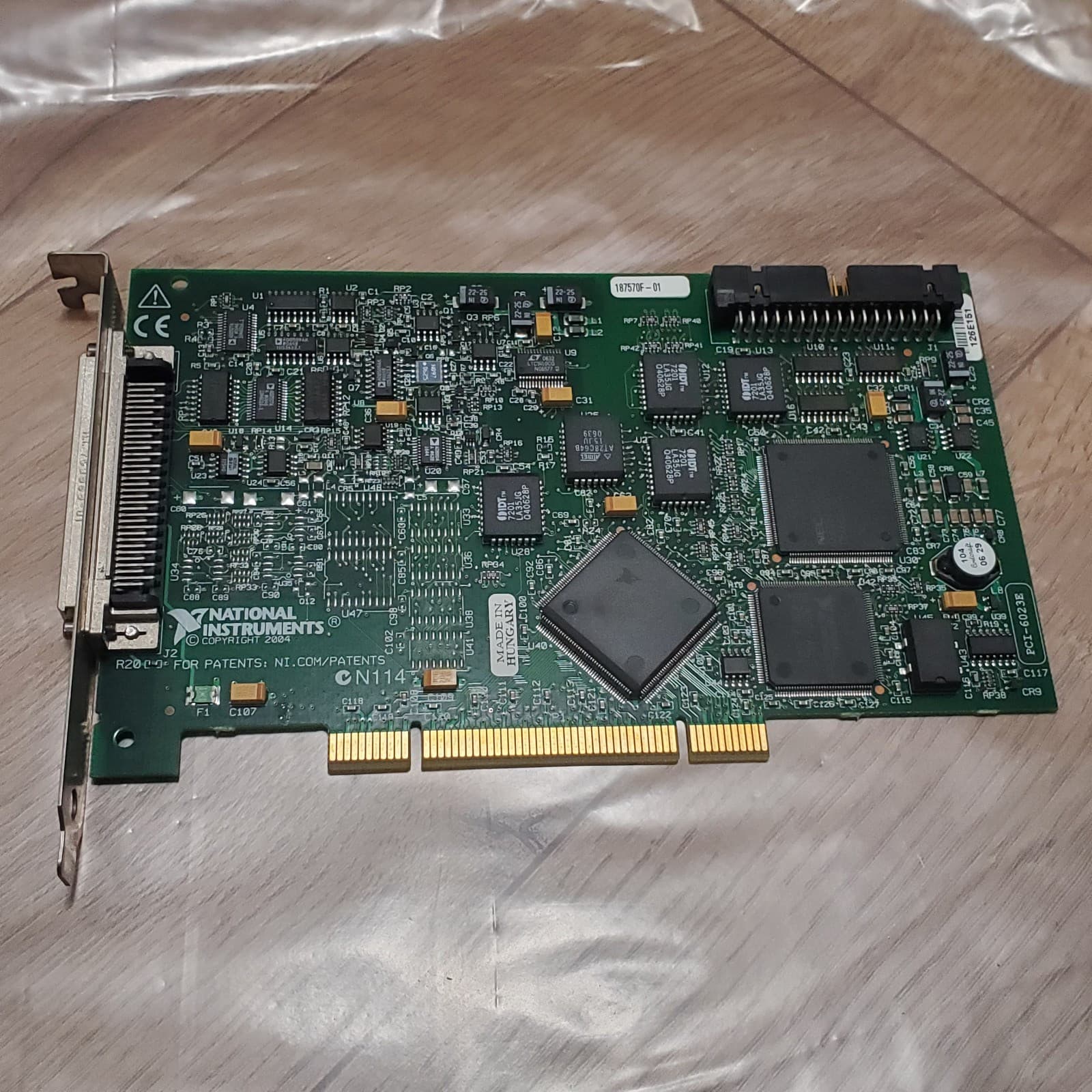 National Instruments PCI-6023E NI DAQ Card 187570F-01 Analog Input Multifunction