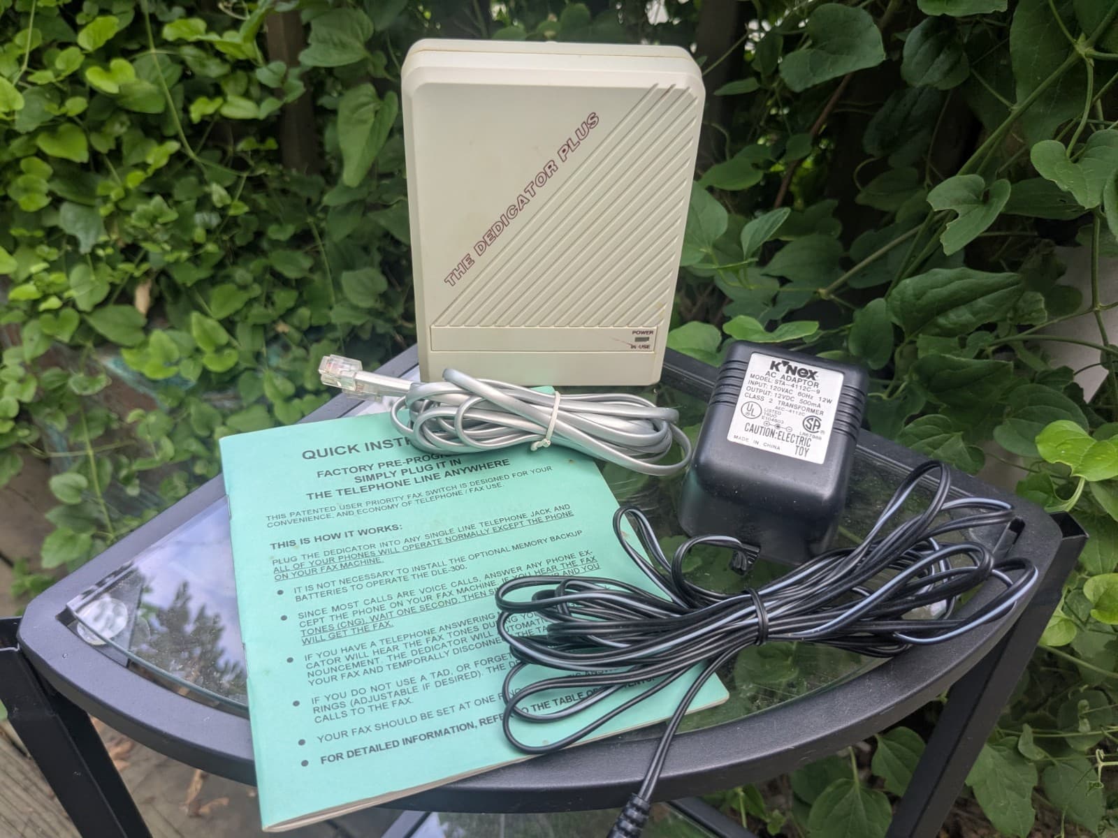 The Dedicator Plus Model DLE-300 TT Systems Automatic Fax Switch