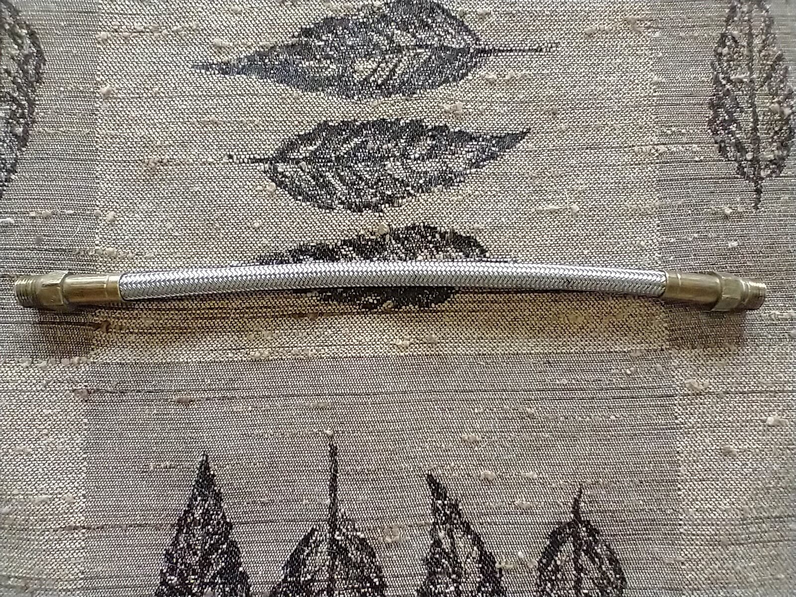 Paintball Stainless Remote Air line Braided Hose 8 15/16"