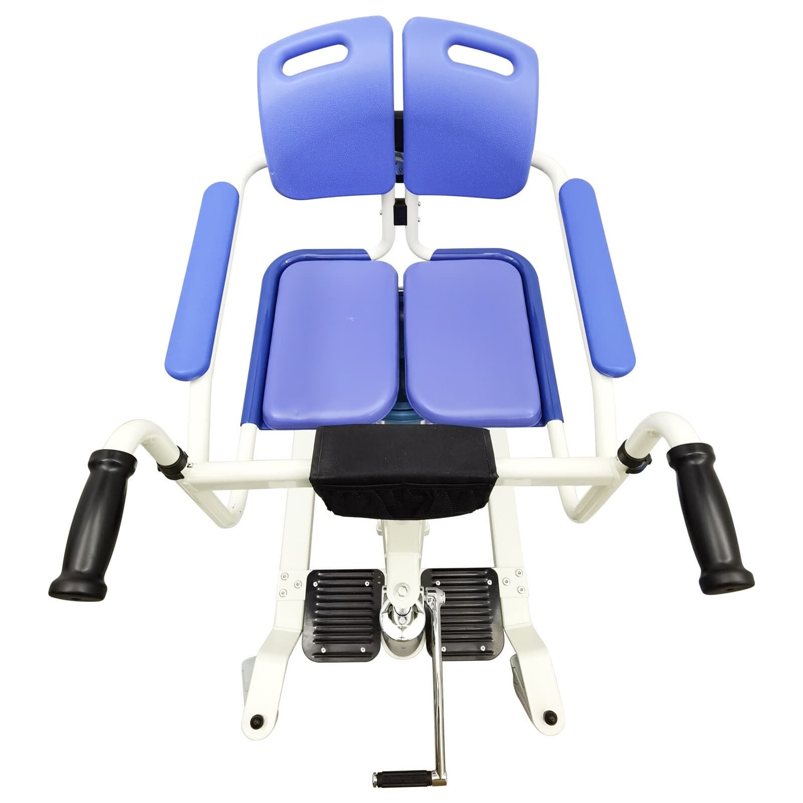 OPEN BOX 330LB Patient Lift Transfer Chair for Elderly/ Disabled with a Bed Pan
