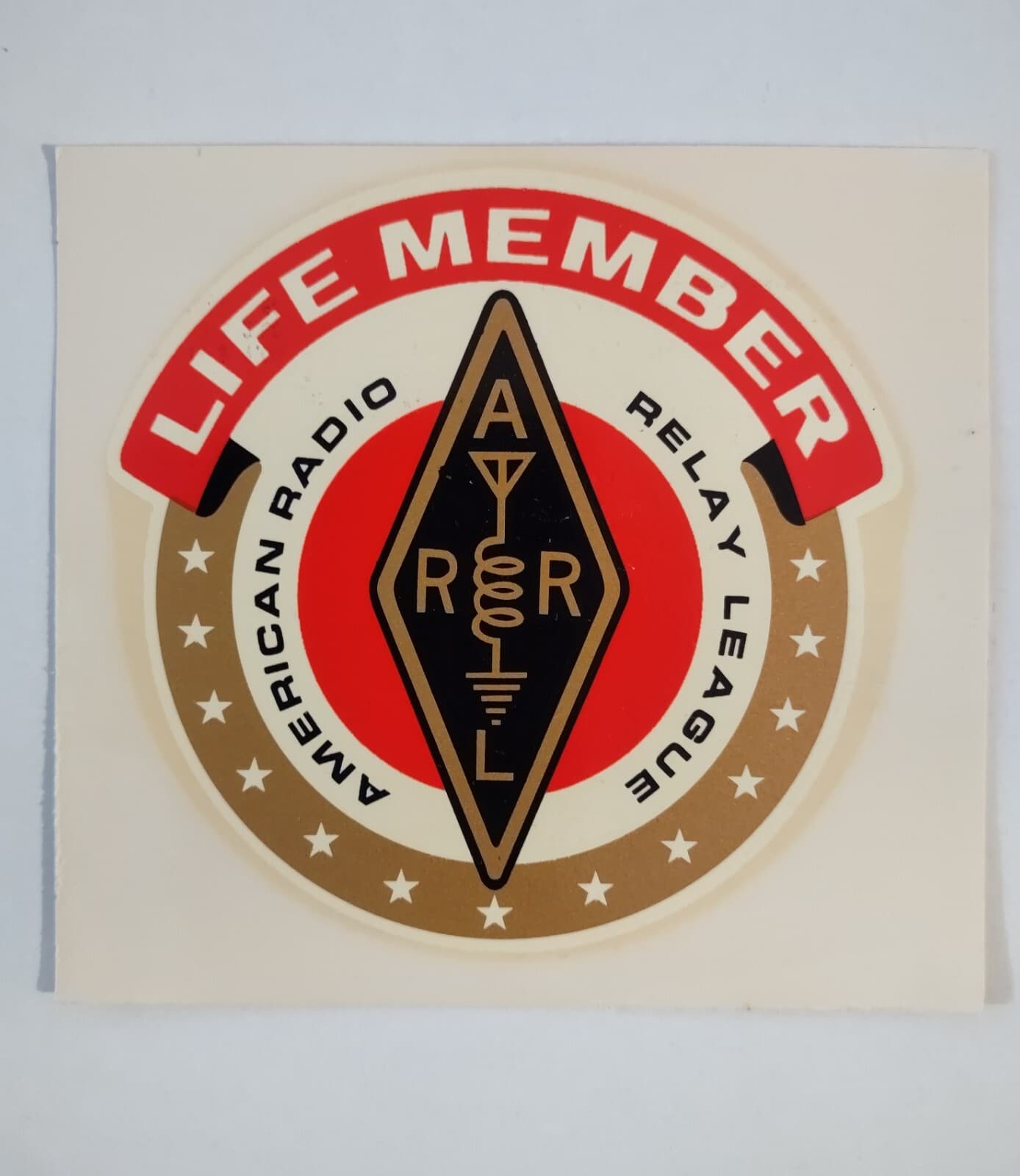 Vintage American Radio Relay League Decal Sticker 4x4"