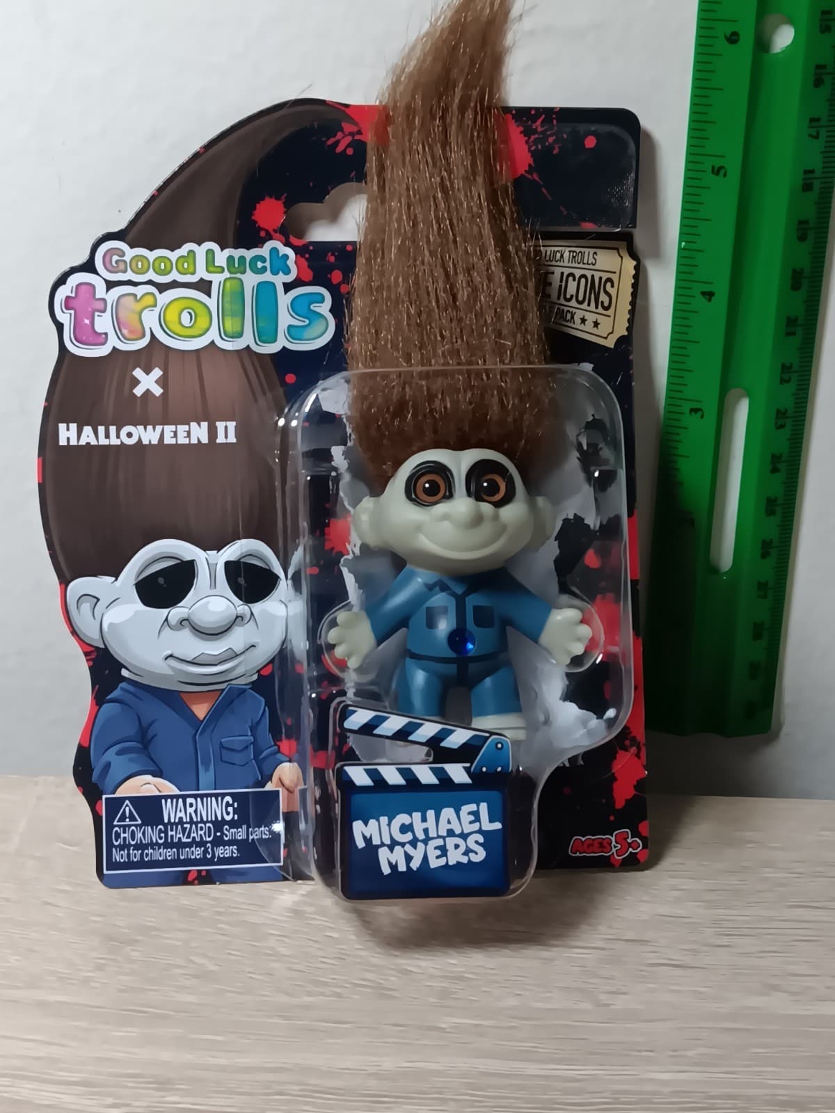 *FREE SHIP* MICHAEL MYERS Halloween II Movie Good Luck Troll Doll Horror Icon