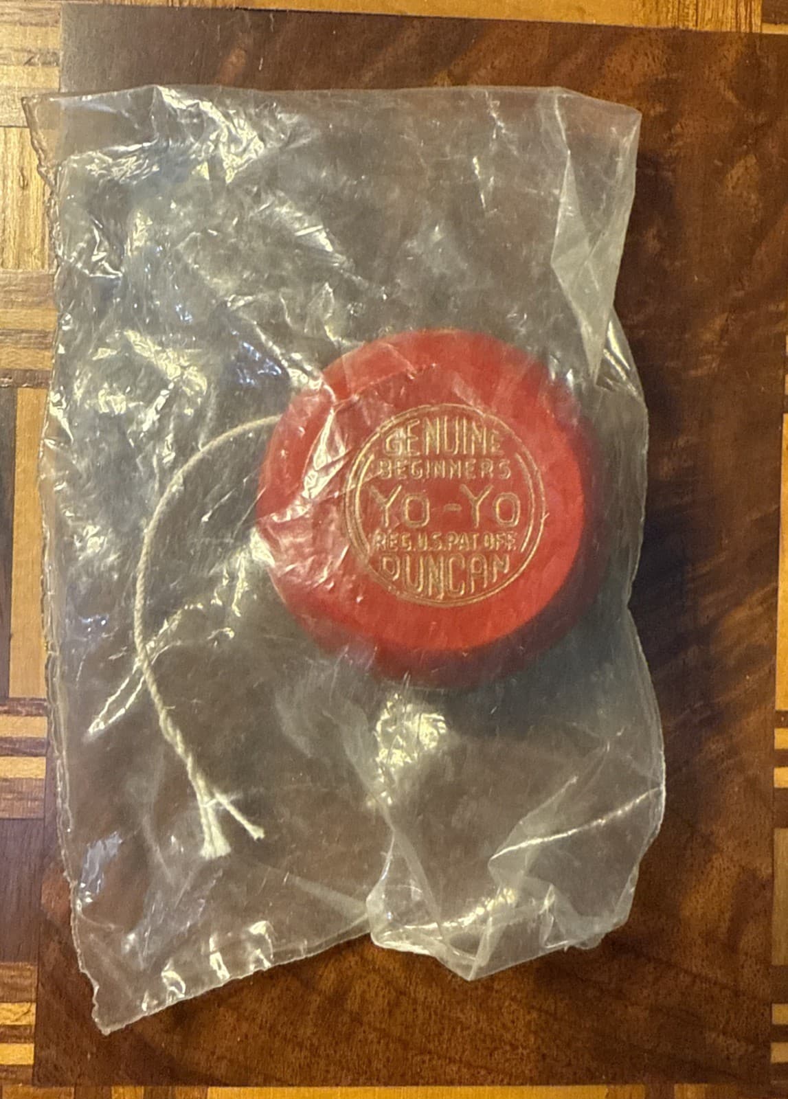 Vintage New Promo DUNCAN Beginners Yo-Yo “Red Dot” Red & Blue Sealed NIP 1960's