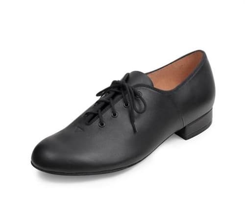 Men's Jazztime Black Character Oxford Leather Sole Shoe by Bloch Sizes 7,11.5,12