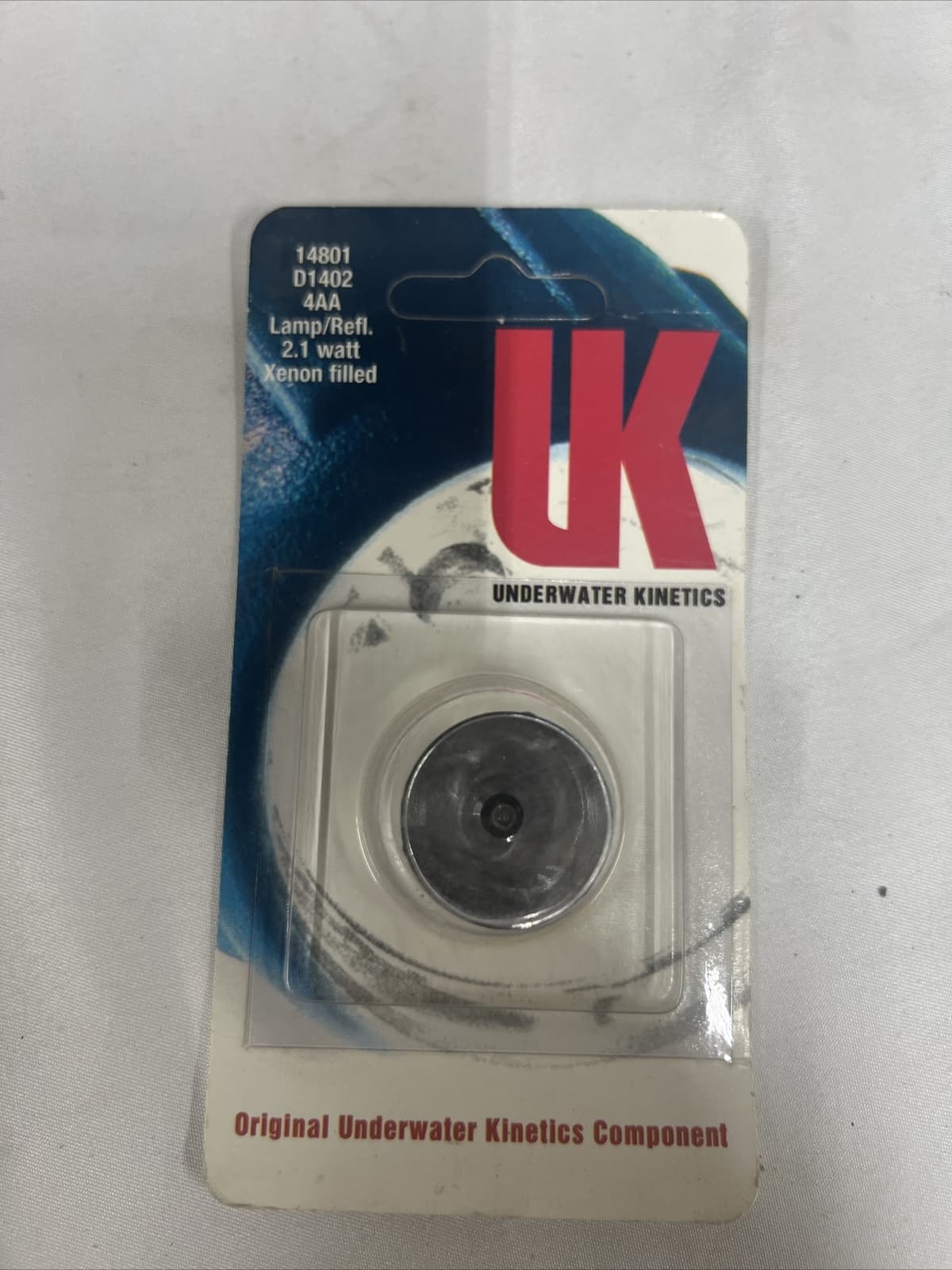 NEW Underwater Kinetics UK Lamp Reflector #14801 D1402 2.1 Watt Xenon Filled