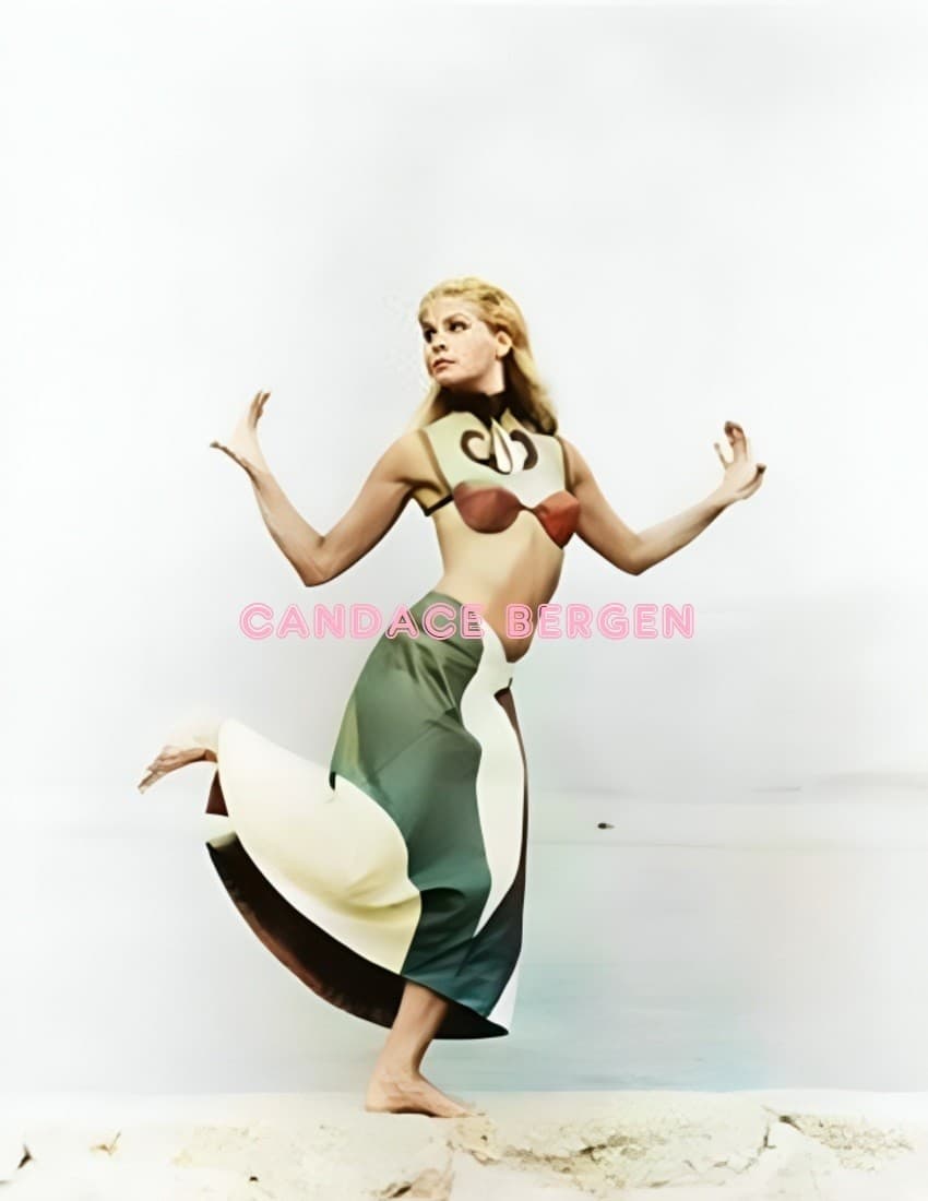 CANDACE BERGEN #4 COLORIZED PHOTO 11 X 8.5 SHIPS FREE
