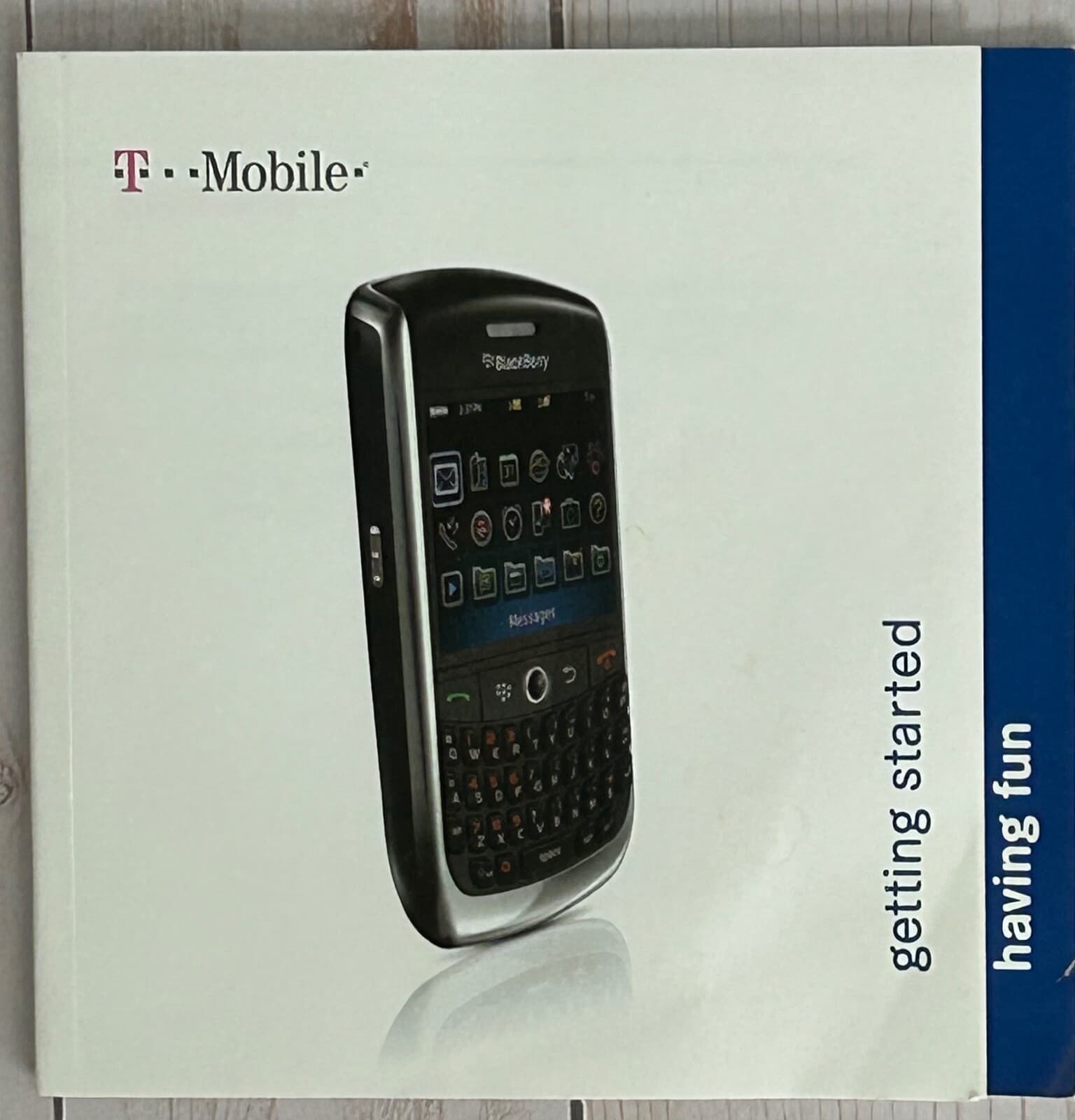 T-Mobile BlackBerry Curve 8900 Getting Started Manual