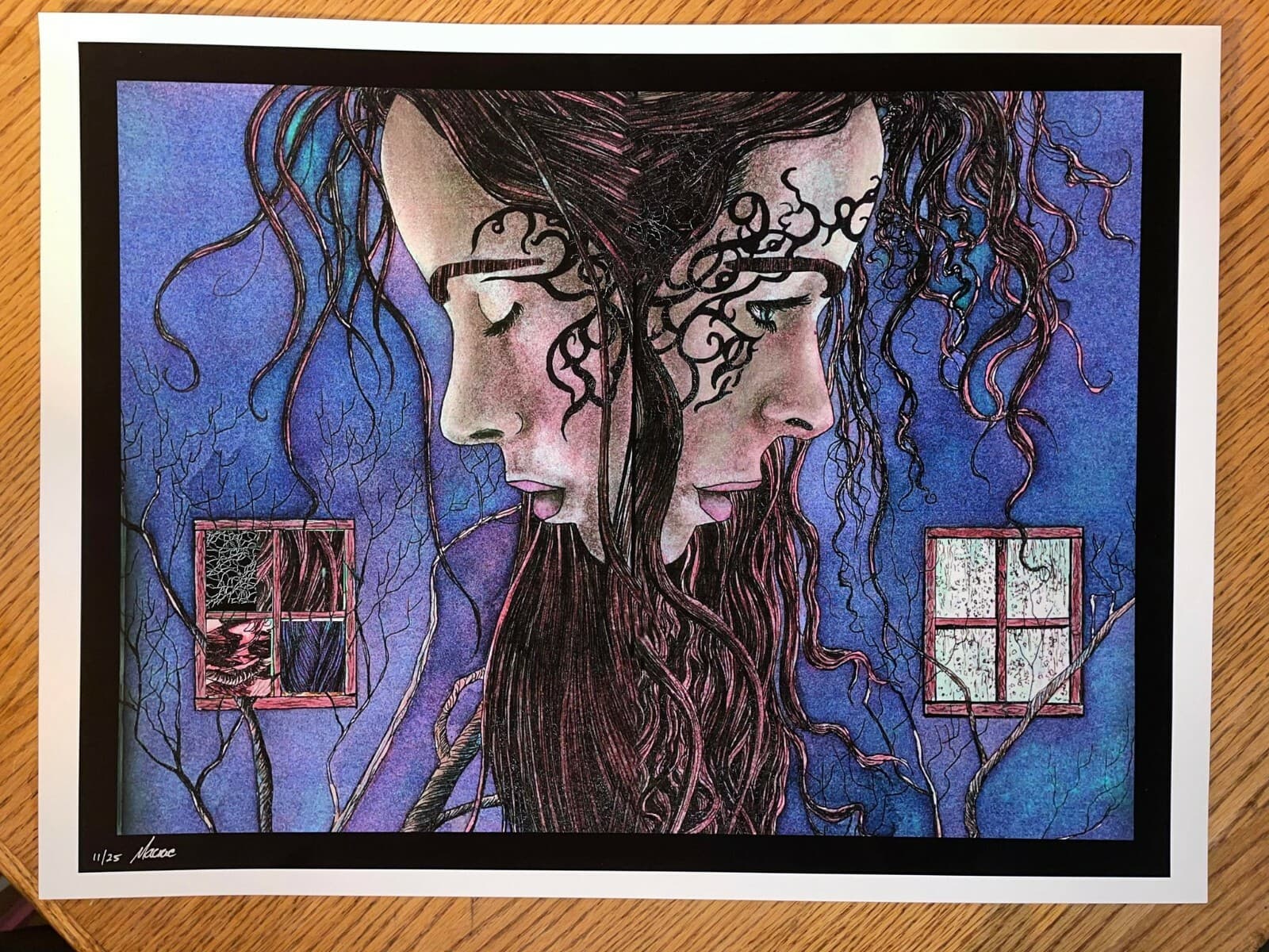 TOOL Art Print ELEMENTS IV " Nine Inch Nails DUALITY" Poster Macrae