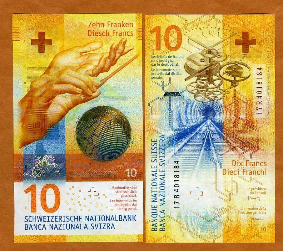 Switzerland, 10 Francs, 2017, P-75, Hybrid Polymer, UNC Spectacular