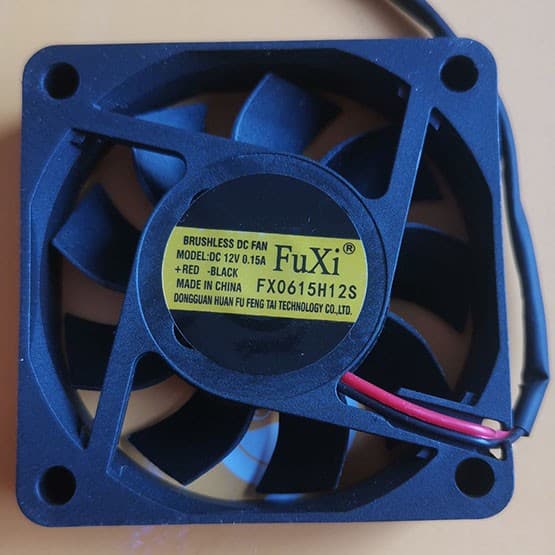 1 Pc. New FuXi FX0615H12S Cooling Fan 6015 DC12V 0.15A 6CM 2Pin