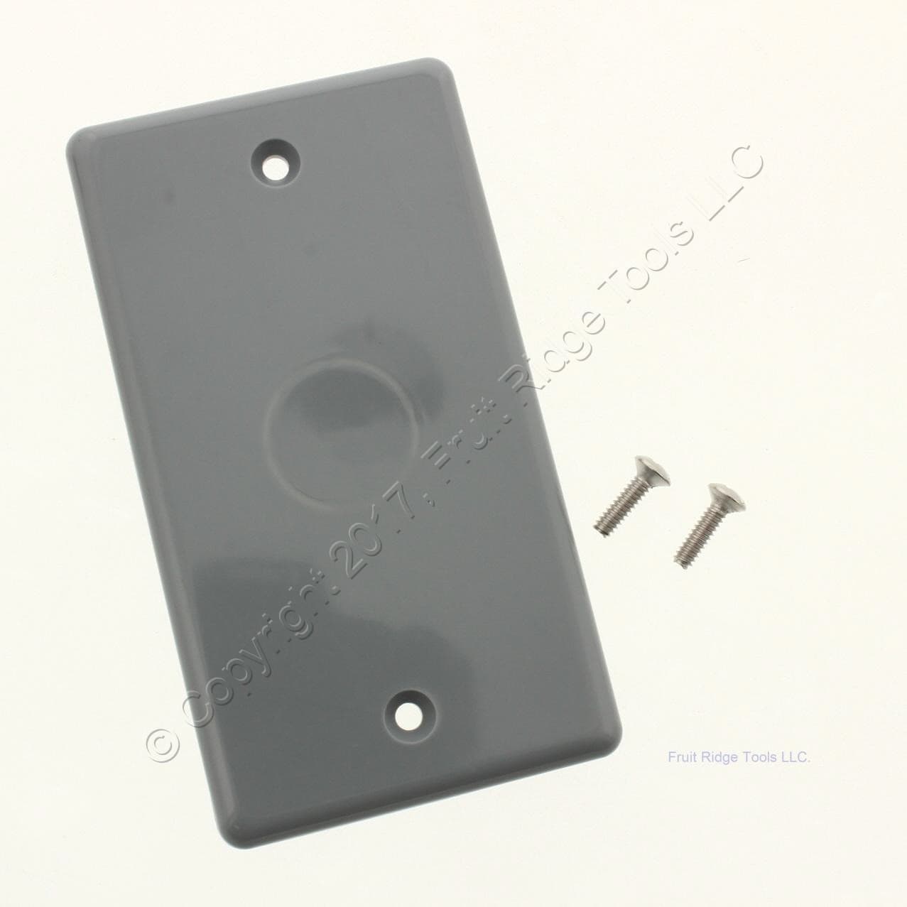 Thomas & Betts HB1BL Non-Metallic Polycarbonate Gray Blank Outlet Box Cover