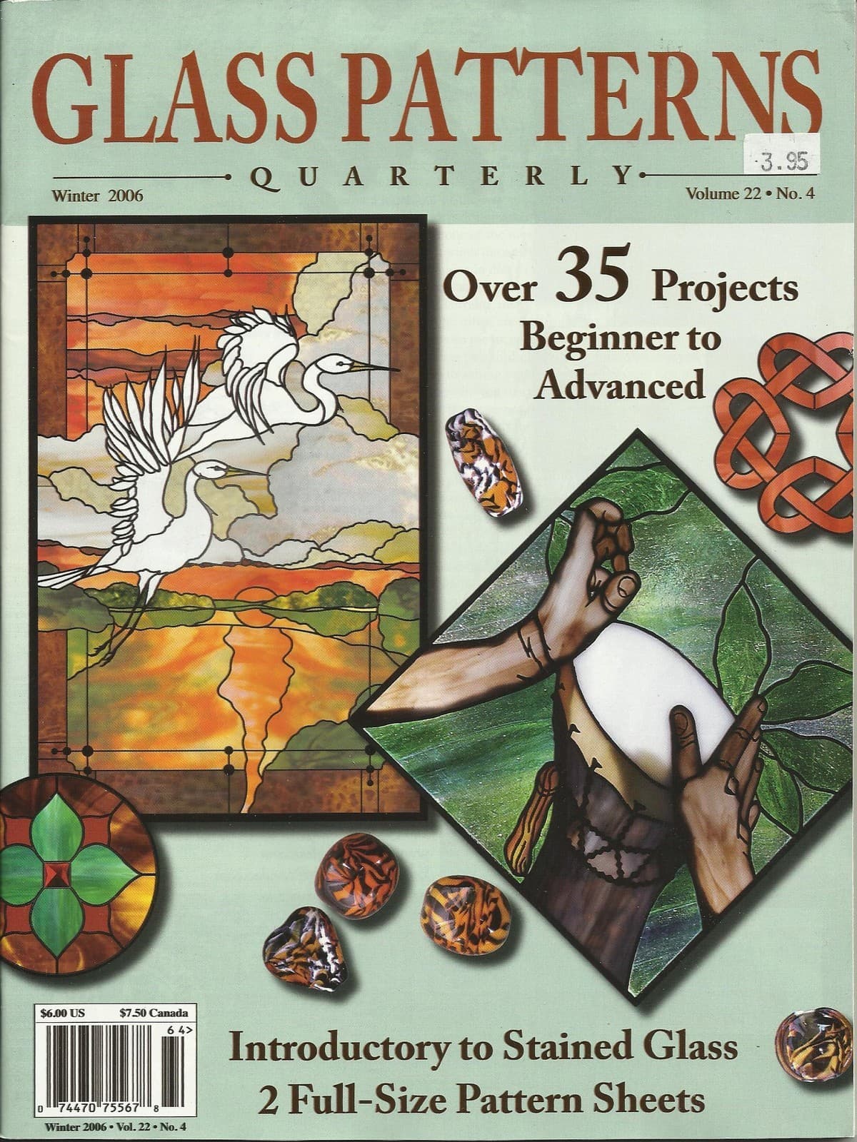 Stained GLASS PATTERNS QUARTERLY Magazine WINTER 2006