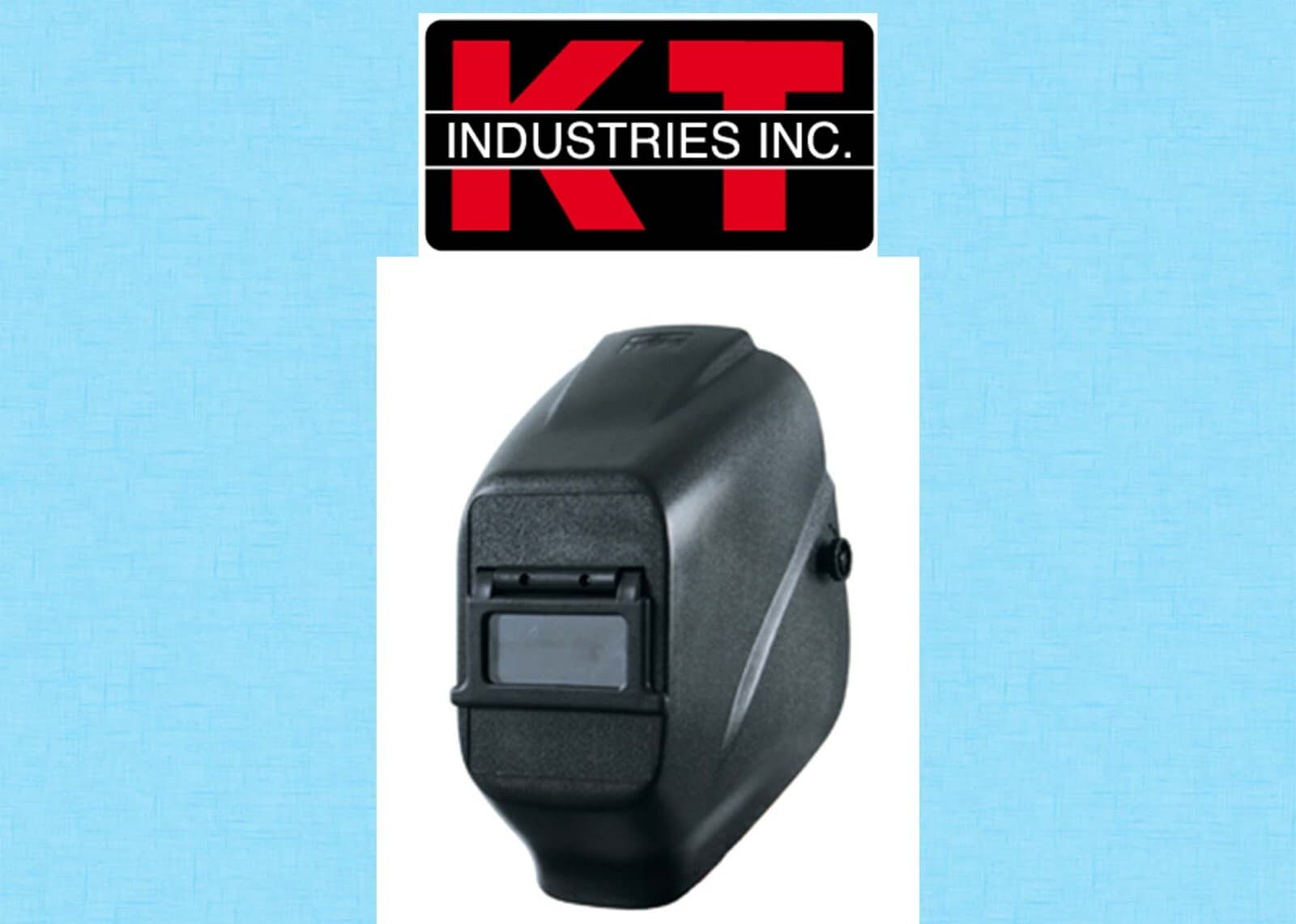 Welding Helmet, Front Flip, 2" x 4-1/4" Lens, Flip Front, KT Industries #4-1002