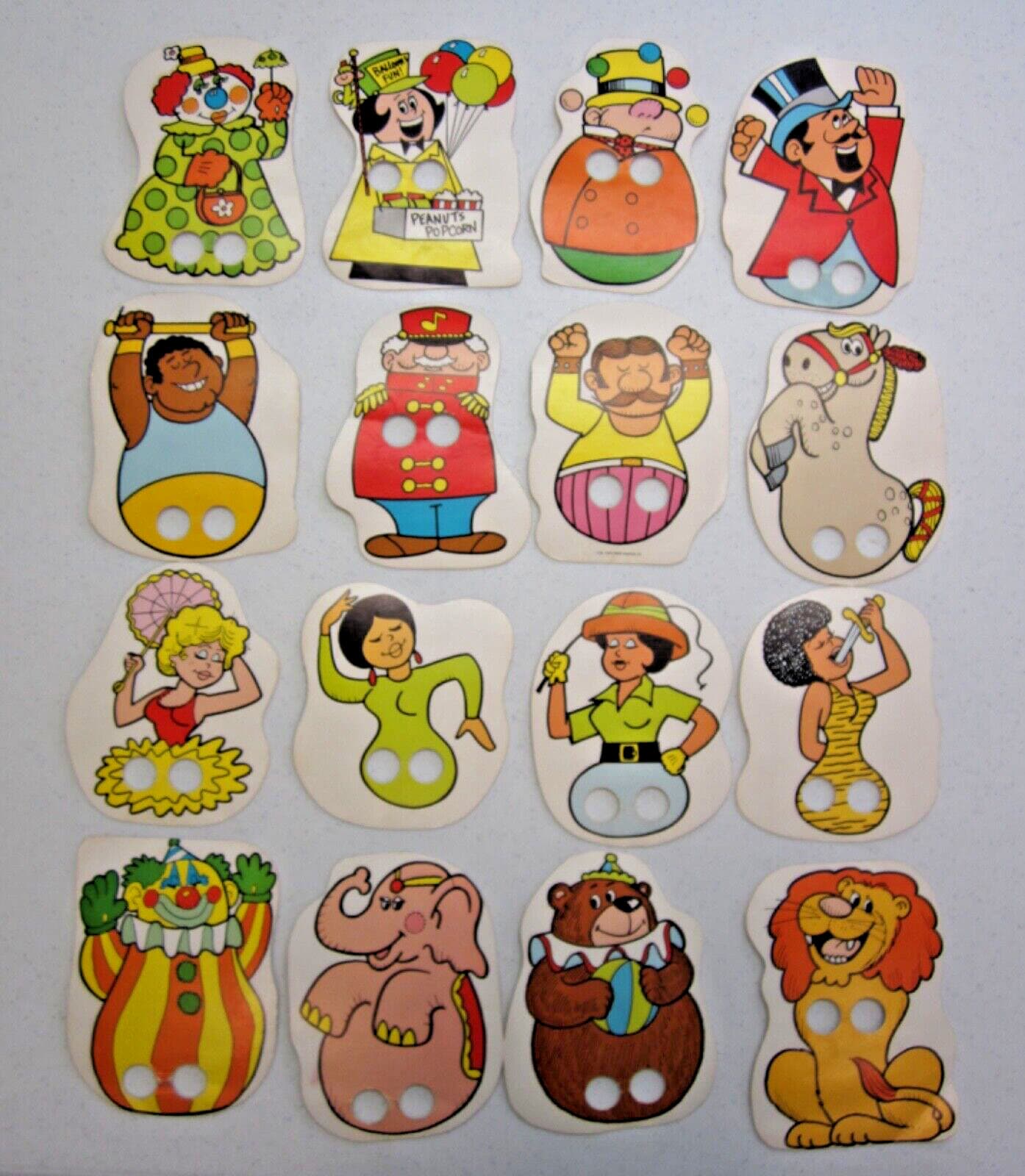 Circus Time Finger Puppets 16 Die Cut Puppets T-351