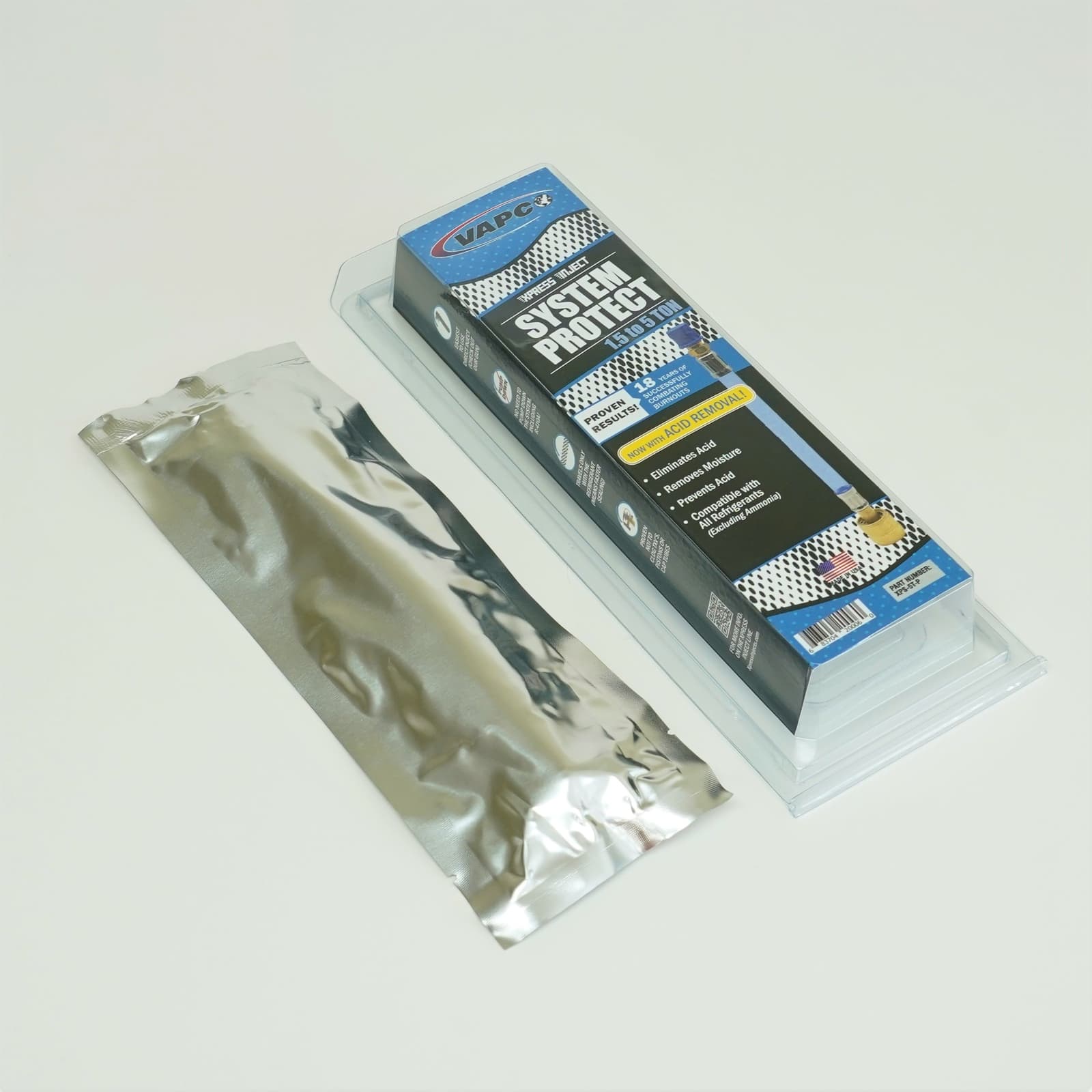 Vapco Xpress Seal Dry Eliminates Moisture and Acid in AC & Refrigeration Systems