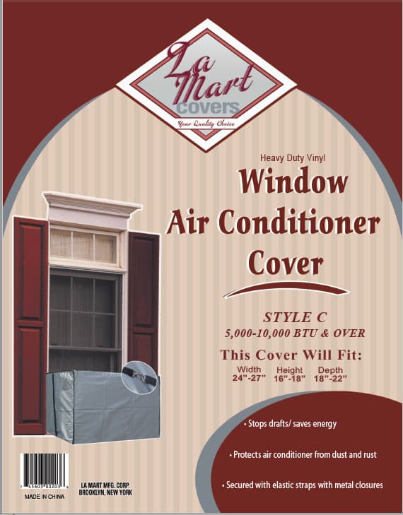 Heavy Duty Vinyl Air Conditioner AC Outdoor Window Unit Cover 4 SIZES AVAILABLE