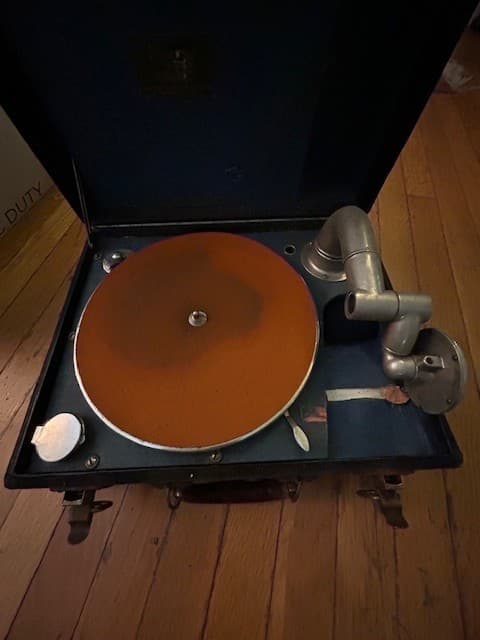 Antique Harmony Portable Phonograph Made by Columbia Phonograph - untested