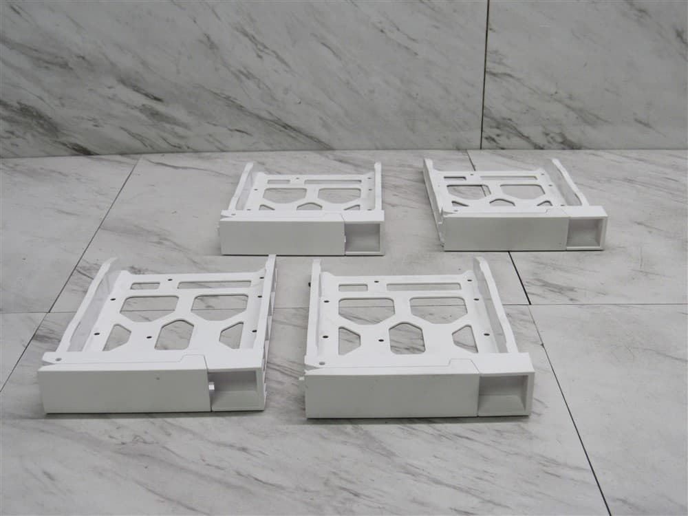 Lot of 4 White Hard Drive Caddues for Qnap TS-431 Network Attached Storage NAS