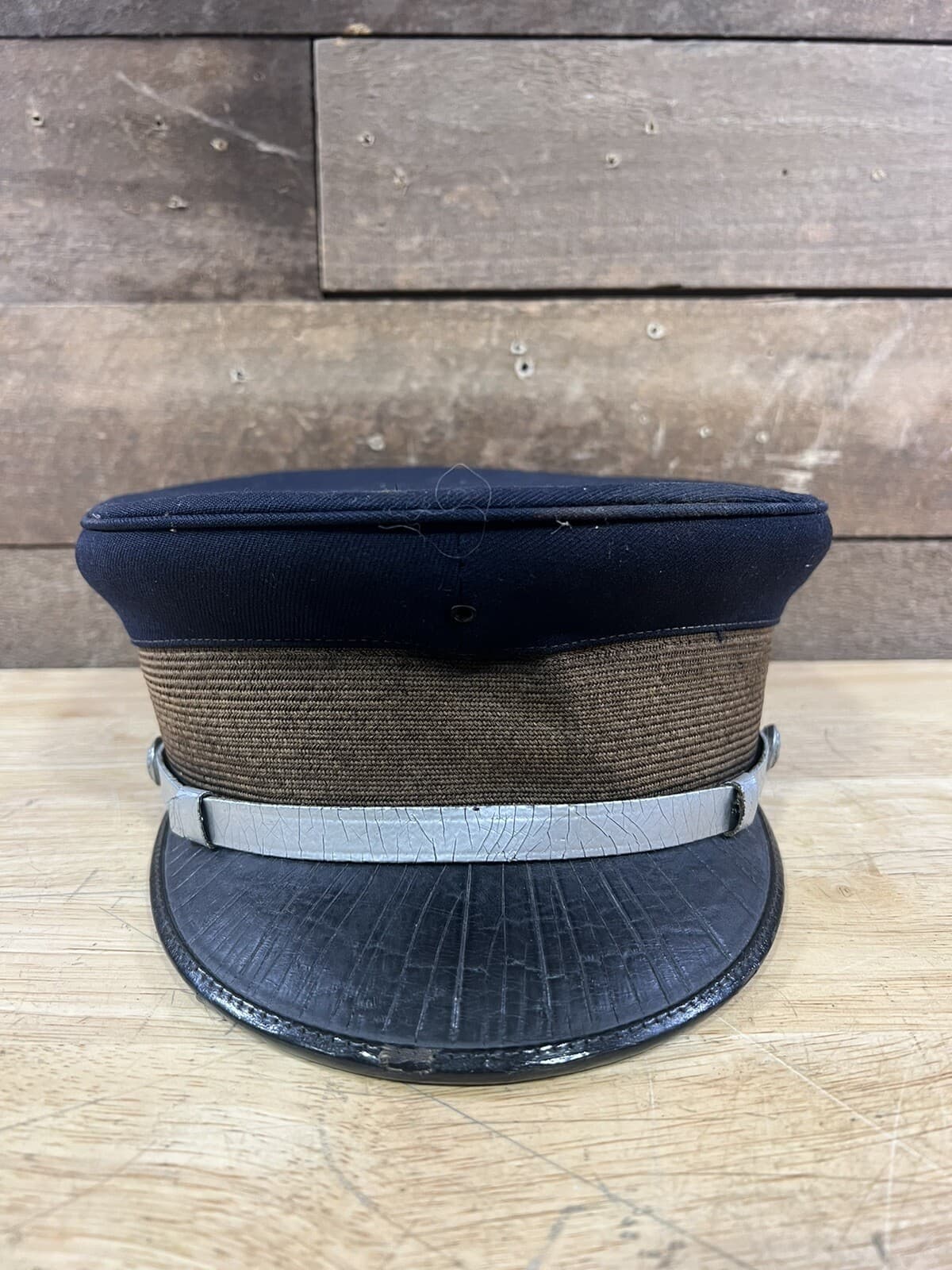 Vintage Fire Department Dress Hat Cap Size 7