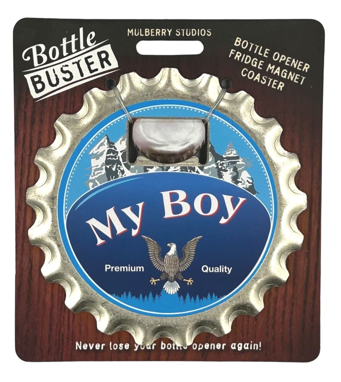 Bottle Buster Bottle Opener Fridge Magnet Coaster Pre-Personalized You Pick