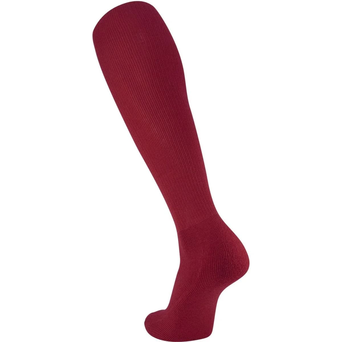 Twin City Adult All-Sport Solid Color Tube Socks CARDINAL