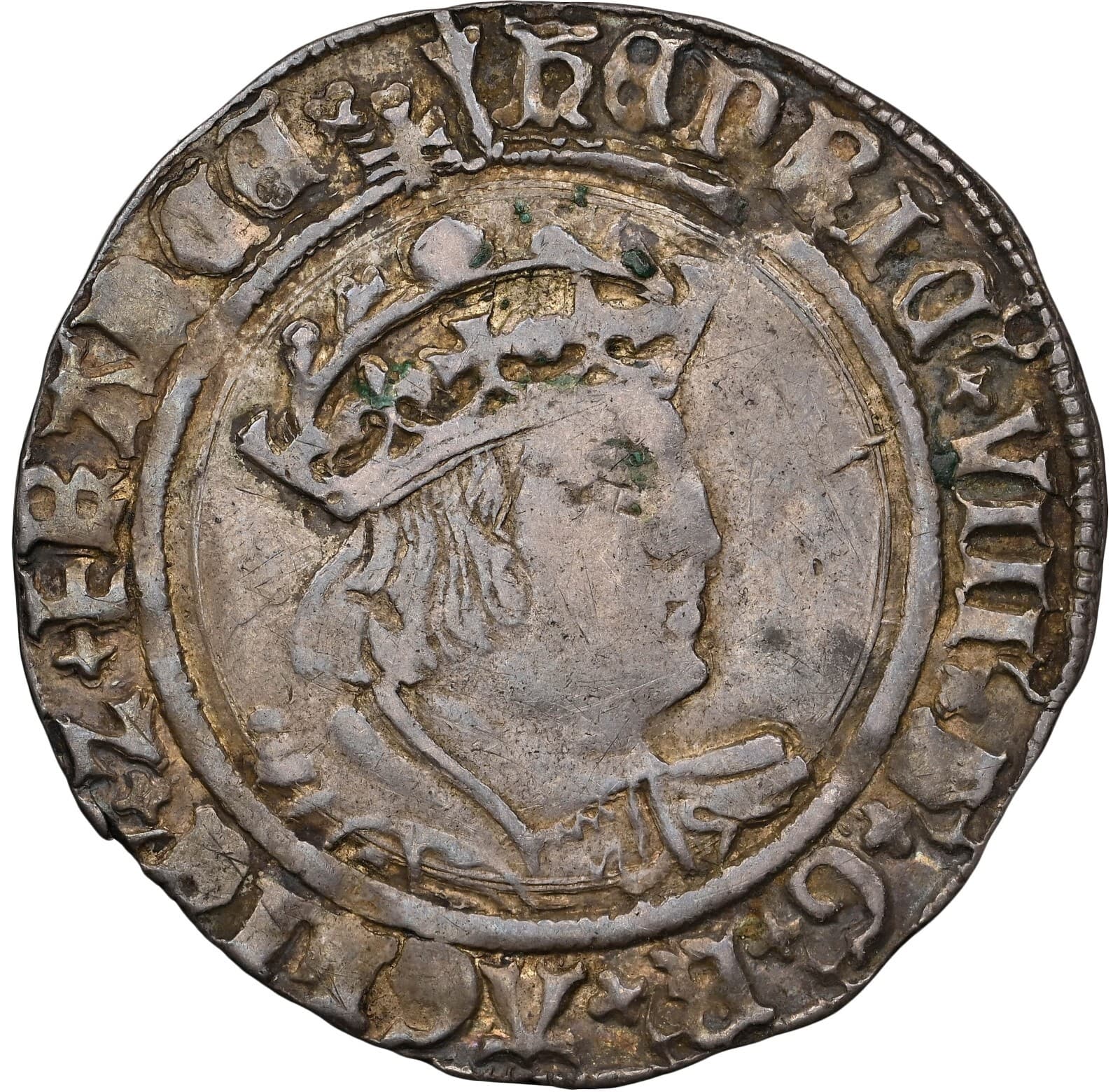 England - 1526-44 Henry VIII - 4P Groat NGC VF35 -AN HISTORICAL COLLECTOR COIN