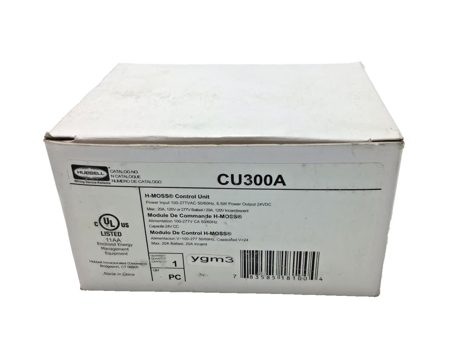 Hubbell CU300A H-MOSS Control Unit Power Pack