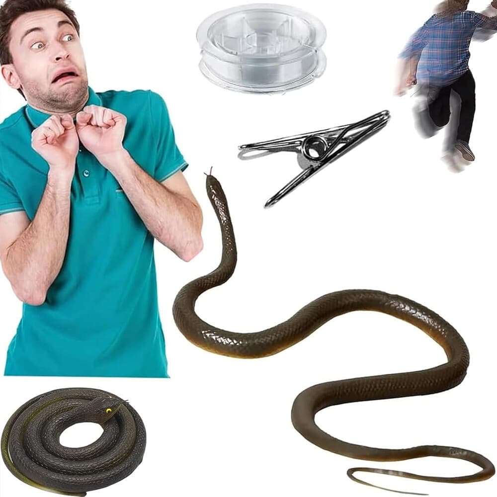 Snake Prank With String Clip,Snake On A String Prank That Catch People Prank Toy