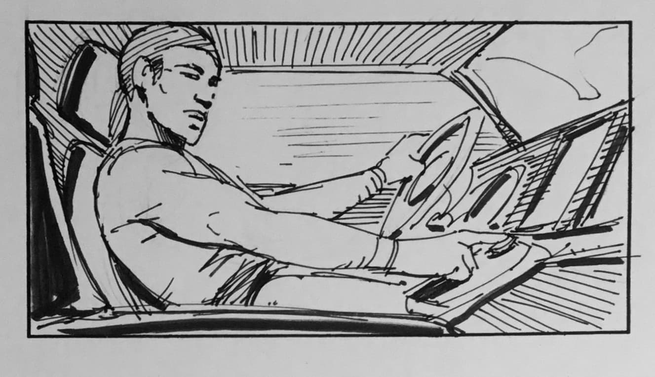 USHER Rhythm of the City Music Video original Storyboard Dan Fraga 2004