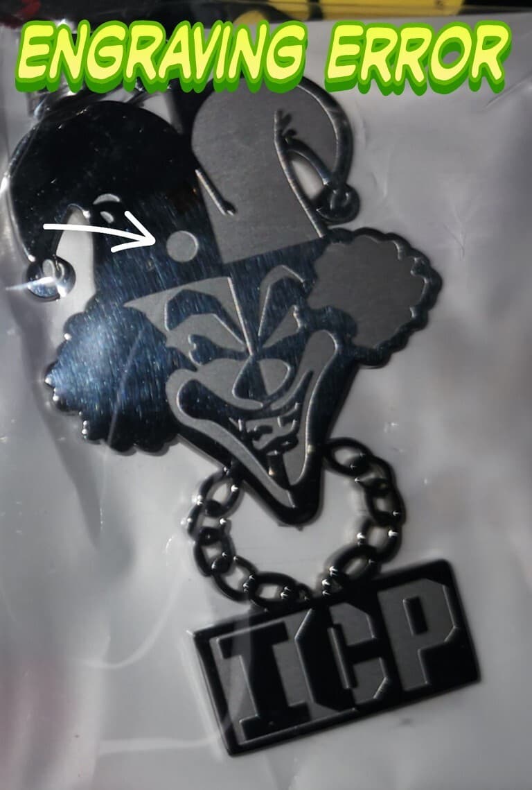 ICP Insane Clown Posse Carnical Of Carnage Stainless Steel Charm twiztid Error