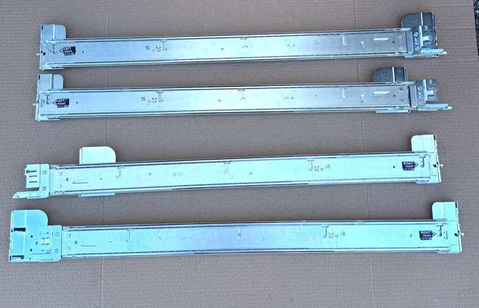 2 Pairs (4Pcs) Dell PowerEdge 2U 0FYK4G 061KCY Rails R720 R720XD R730 R730XD