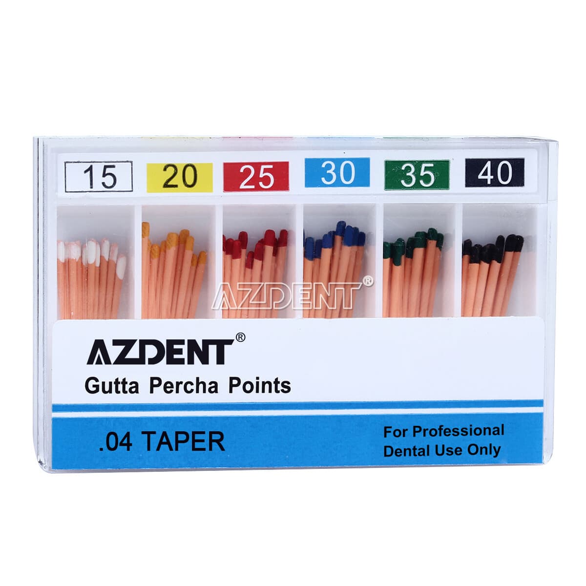 AZDENT Dental Endodontic Root Canal Gutta Percha Points/Absorbent Paper Points