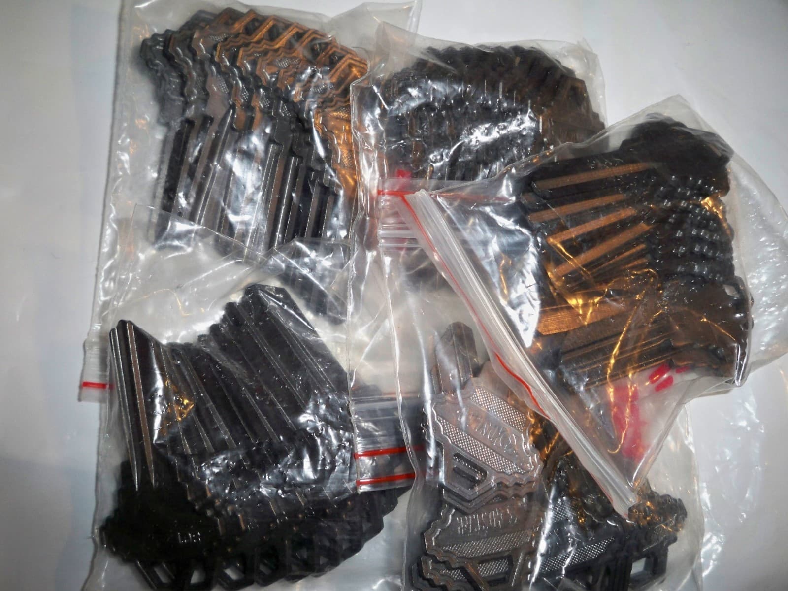 SC1 - (50 Ct.) Gray Lightweight Aluminum Titanium Key Blanks "BLOWOUT SALE"