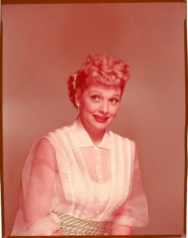 Lucille Ball I Love Lucy 1950's Glamour Photo Shoot Original 8x10 Transparency