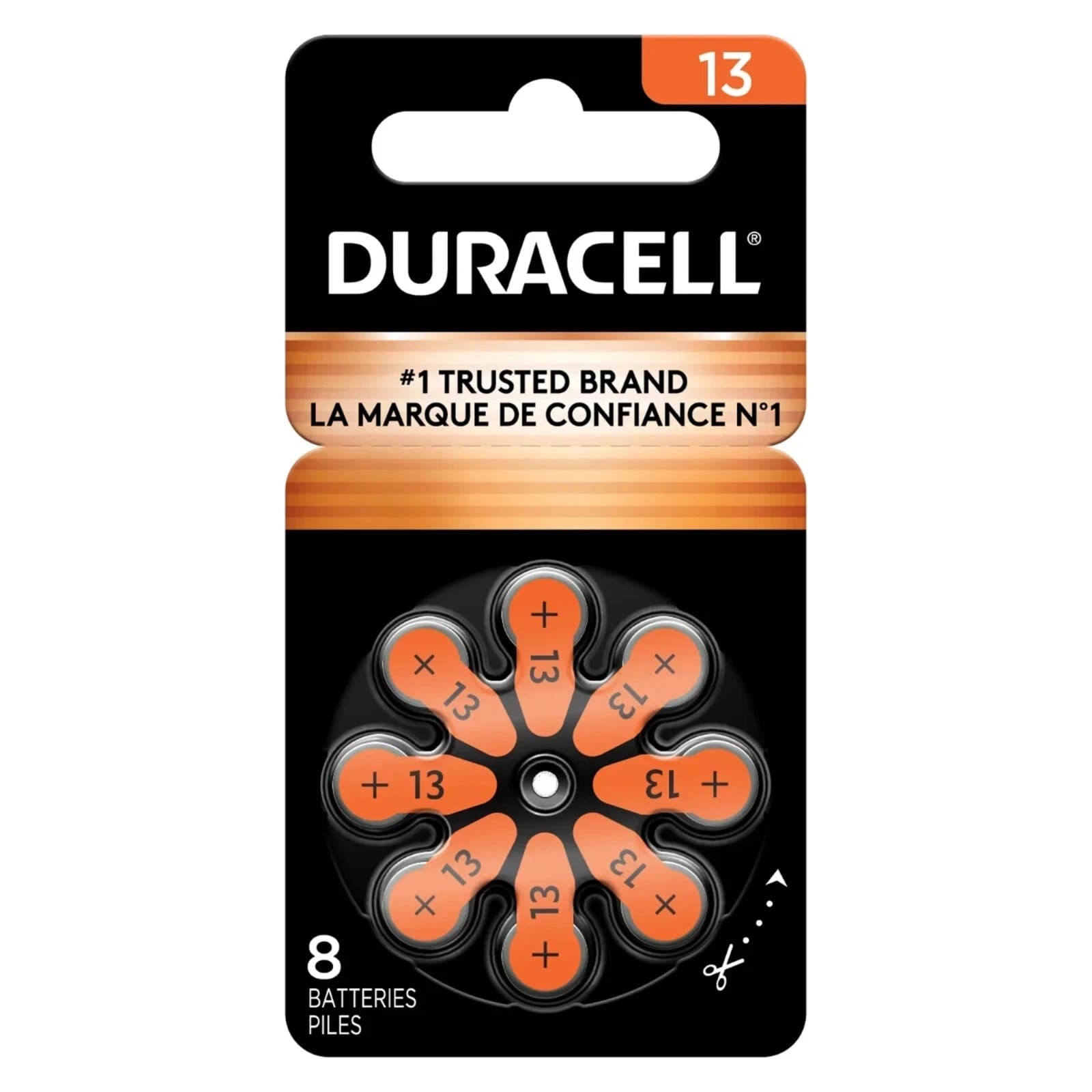 Duracell Activair Hearing Aid Batteries Size: 13 (8 Pack)