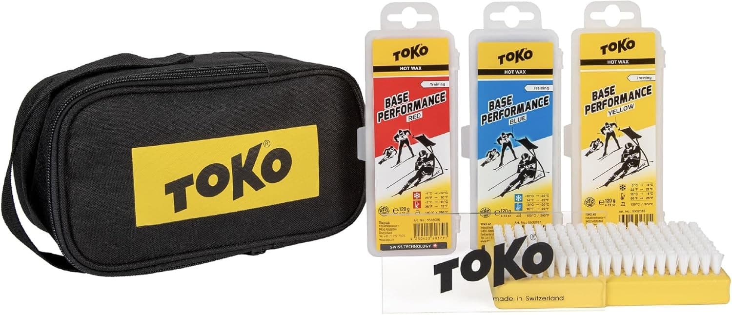 TOKO Basic Hot Wax Kit 120 – Complete Ski & Snowboard One Size, Multiple