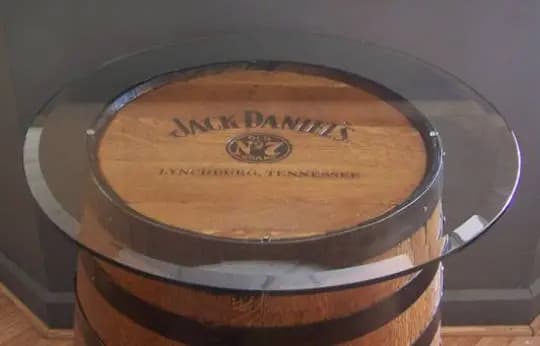 Add a 30" Glass Top to your Whiskey Barrel-FREE SHIPPING