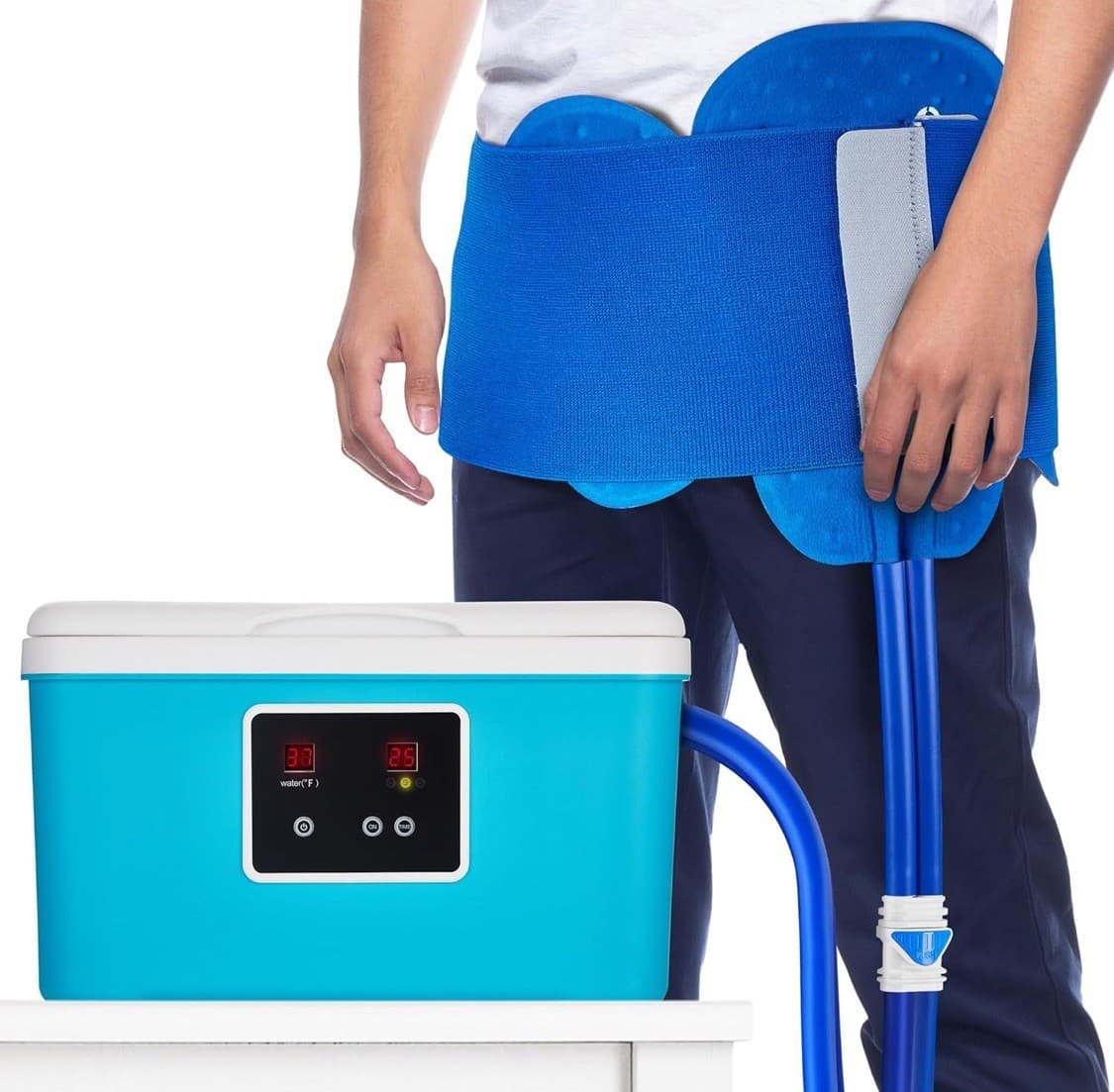 Cold Therapy System with Universal Pad for Hip, Back or Knee — Post-Surgery Care